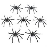 סט 10 עכבישים מפלסטיק